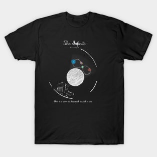 Giacomo Leopardi - The Infinite in space - English version T-Shirt